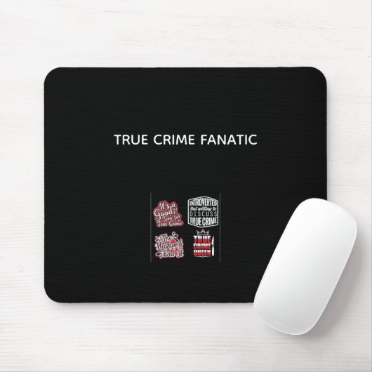 True Crime Fanatic Mouse Pad マウスパッド (マウス)