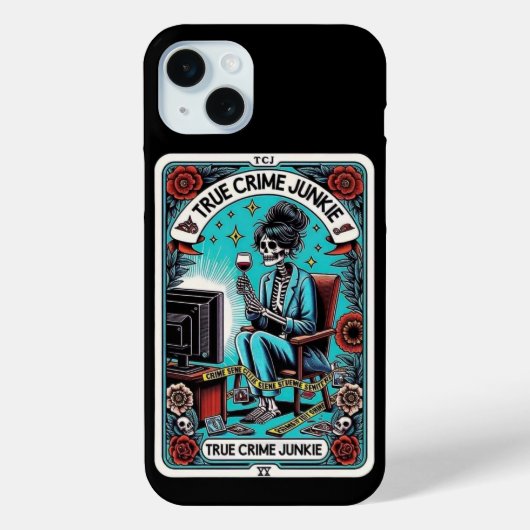True Crime Junkieタロットカードコレクション Case-Mate iPhoneケース (裏面)