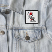 True Crime Junkie Button 缶バッジ (インサイチュ)