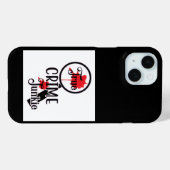 True Crime Junkie iPhoneケース Case-Mate iPhoneケース (裏面 (横))