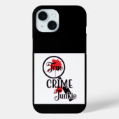 True Crime Junkie iPhone Case Case-Mate iPhoneケース (裏面)
