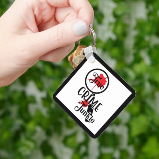 True Crime Junkie Key Chain キーホルダー (手)