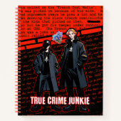 True Crime Junkie Notebook ノートブック (正面)