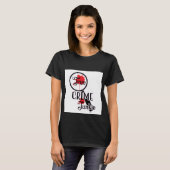 True Crime Junkie Women's T-Shirt Tシャツ (正面フル)