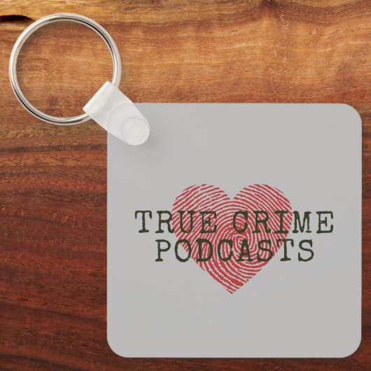 True Crime Podcastの恋人 キーホルダー (正面)