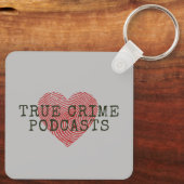 True Crime Podcastの恋人 キーホルダー (裏面)
