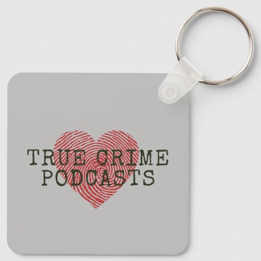 True Crime Podcastの恋人 キーホルダー (裏面)