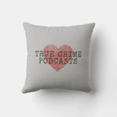 True Crime Podcastの恋人 クッション (裏面)