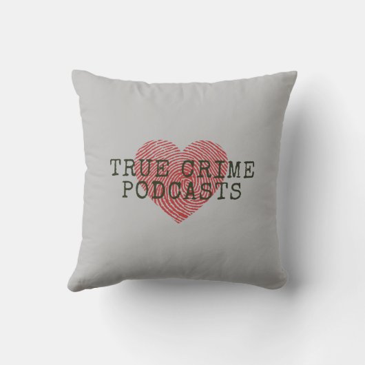 True Crime Podcastの恋人 クッション (裏面)