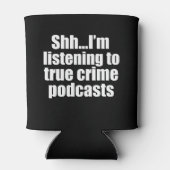 True Crime Podcastファンブラック 缶クーラー (裏面)