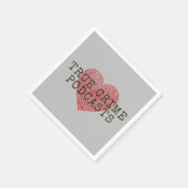 True Crime Podcast恋人紙パーティー スタンダードカクテルナプキン (角)