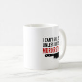 True Crime Podcast ファンのための「眠れない」 コーヒーマグカップ (正面右)