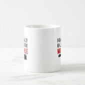 True Crime Podcast ファンのための「眠れない」 コーヒーマグカップ (中央)