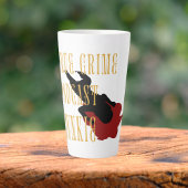 True Crime Podcast Junkie カフェラテマグ