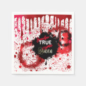 True Crime Queenパーソナライズされた紙カップ スタンダードカクテルナプキン (正面)