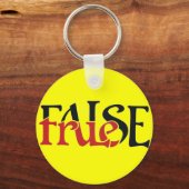 True False キーホルダー (正面)