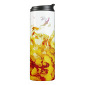 True Flames yellow black red orange fire タンブラー (回転左)