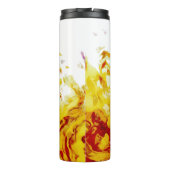 True Flames yellow black red orange fire タンブラー (裏面)