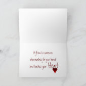 True Friendカード カード (内部)