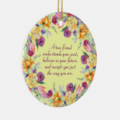 True Friend引用文夏の花 セラミックオーナメント (右)