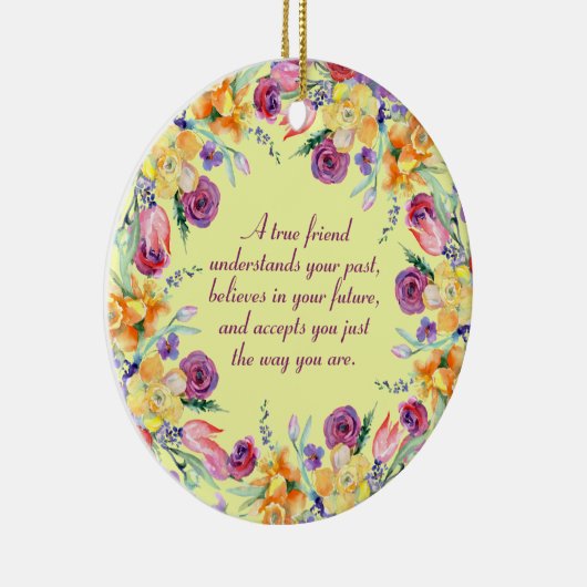True Friend引用文夏の花 セラミックオーナメント (右)