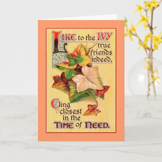 True Friendsカード カード (黄色い花)