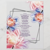 True Grace詩のパーソナライズされた紙 (裏面)