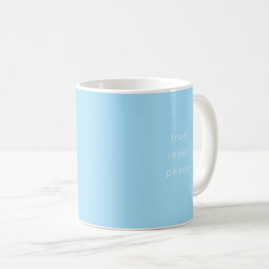 True Inner Peace Minimalistic Mug コーヒーマグカップ (正面右)