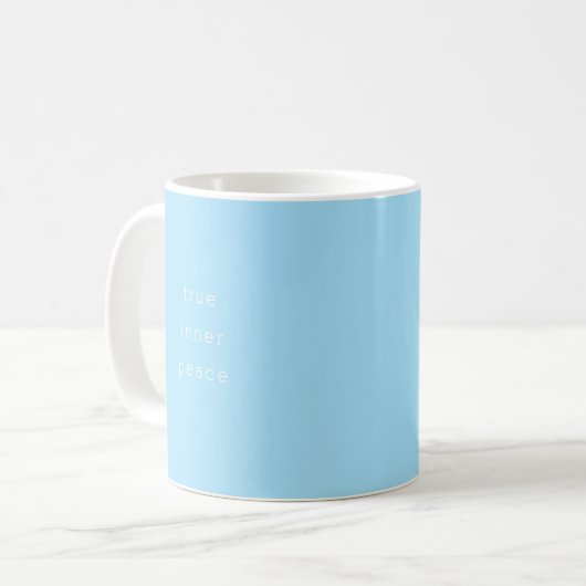 True Inner Peace Minimalistic Mug コーヒーマグカップ (正面左)