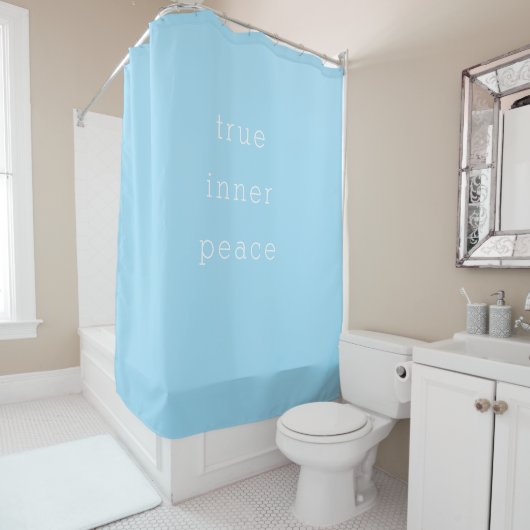 True Inner Peace Minimalistic Shower Curtain シャワーカーテン (インサイチュ)