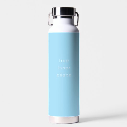 True Inner Peace Minimalistic Water Bottle ウォーターボトル (正面)