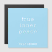 True Inner Peace Yoga Studio Magnetic Card (正面/裏面)