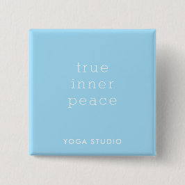 True Inner Peace Yoga Studio Promotion Button 缶バッジ