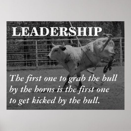 True leaders seize the bull by the horns (L) ポスター (正面)