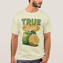 True Light Green Apple Lemon Retro Faith Tee Tシャツ