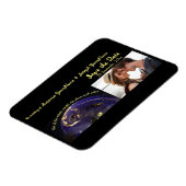 True Loveの日付を保結婚存 マグネット (左側)