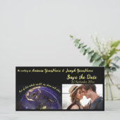 True Loveの日付を保結婚存 案内状 (スタンド正面)