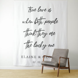 True Loveは結婚の背景 タペストリー