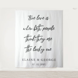 True Loveは結婚の背景 タペストリー