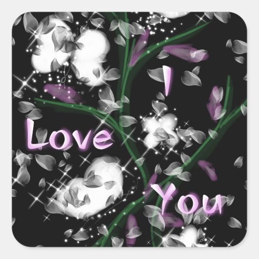 True Loveスタンプ スクエアシール (正面)