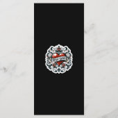 True Loveハートタトゥーステッ結婚カーのメニュー メニュー (裏面)