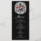 True Loveハートタトゥーステッ結婚カーのメニュー メニュー (正面)