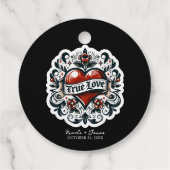 True Loveハートタトゥーステッ結婚カー フェイバータグ (裏面)