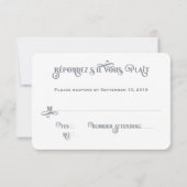 True LoveバーストハートRSVP 出欠カード (裏面)