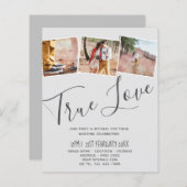 True Love婚約パーティ招待状救日 (正面/裏面)