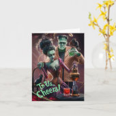 True Love, A Science Experiment, Halloween カード (黄色い花)