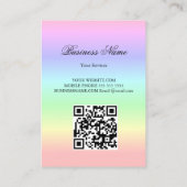 True Love Angel QR-Code コーリングカード (裏面)