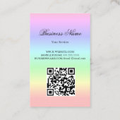 True Love Angel QR-Code 名刺 (裏面)