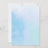 True Love Blue結婚式招待状 招待状 (裏面)