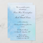 True Love Blue結婚式招待状 招待状 (正面/裏面)